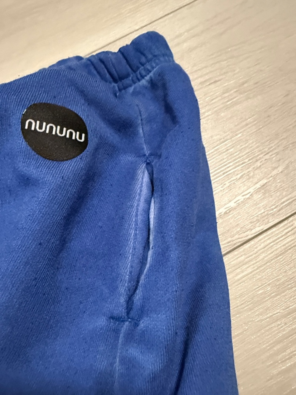 Nununu Kids Blue Jogger Bottoms - Sweatpants with pockets -Size 2-3Y - Picture 6 of 9